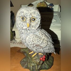 Vintage Owl Sculpture